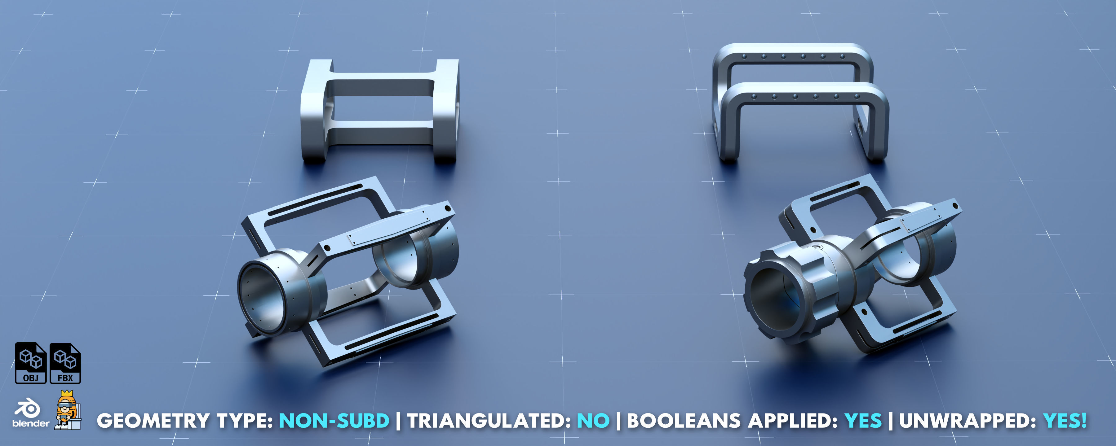 Factory Greeble Kitbash Pack 4 3D model_2