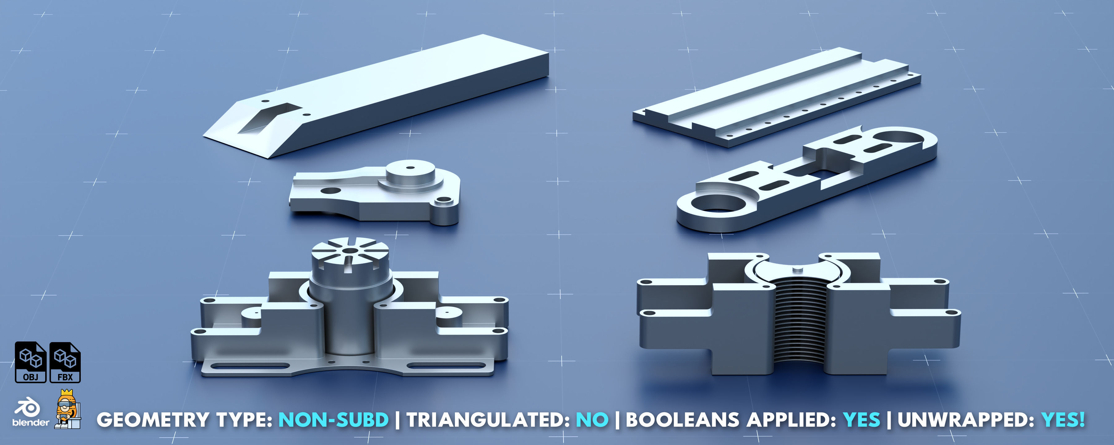 Factory Greeble Kitbash Pack 4 3D model_17