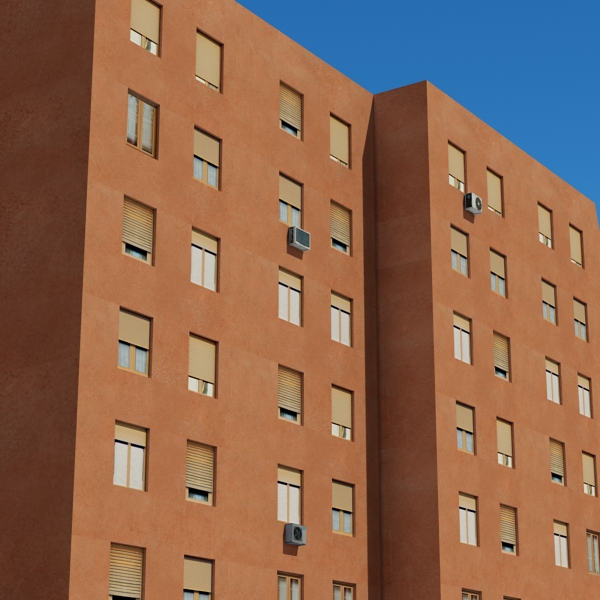 Building Collection 61-64 Low-poly 3D model_62