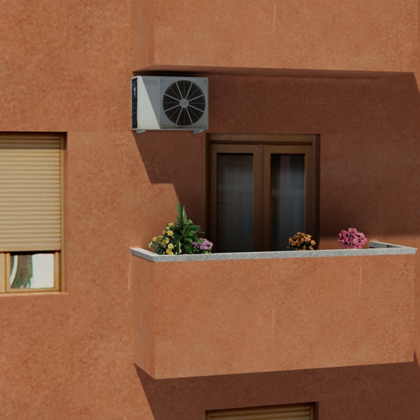 Building Collection 61-64 Low-poly 3D model_59