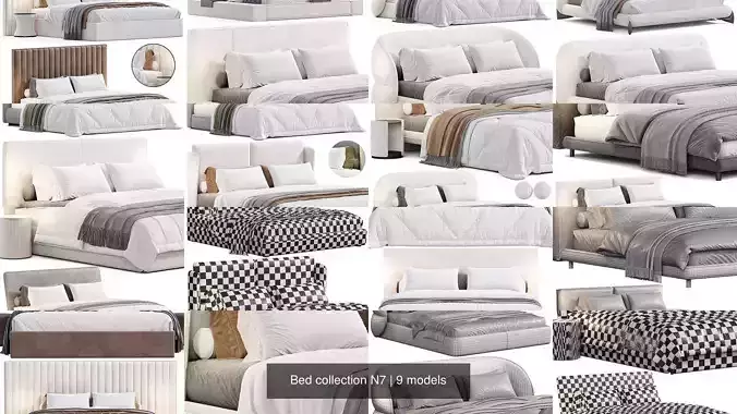 Bed collection N7 