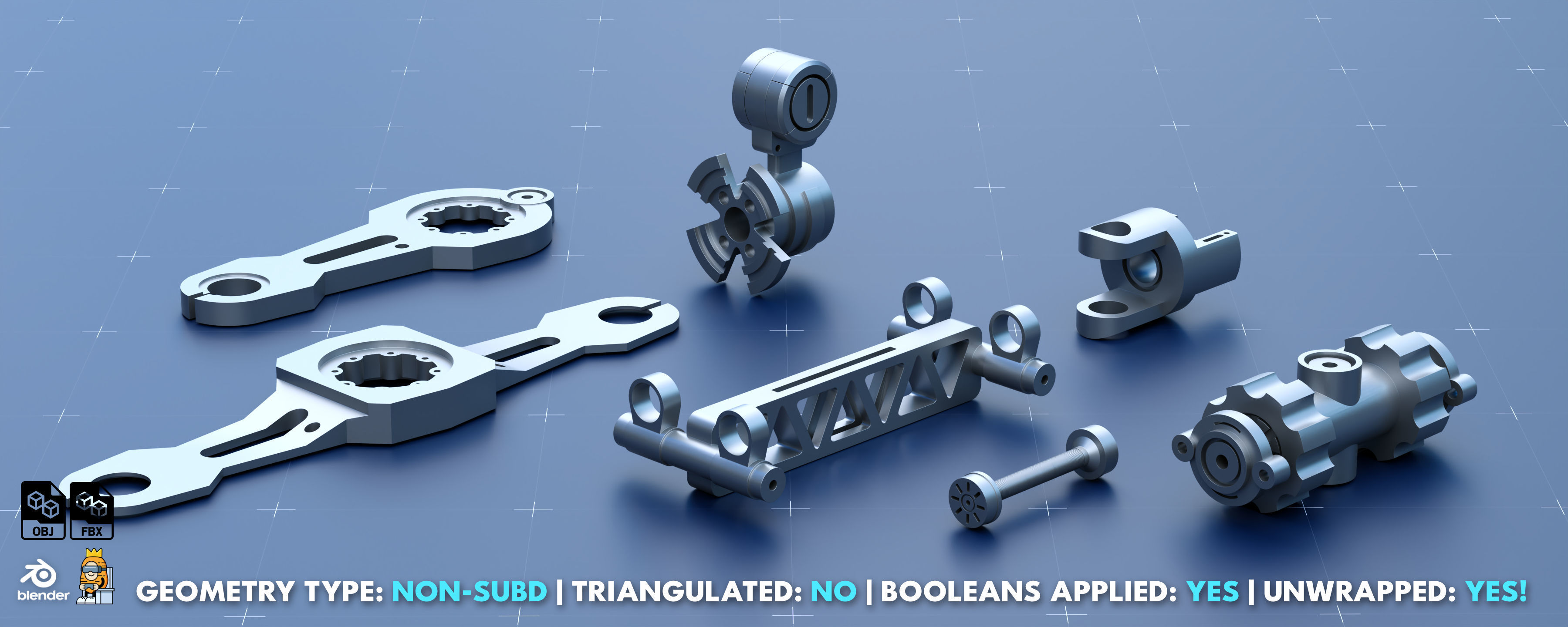 Factory Greeble Kitbash Pack 5 3D model_10