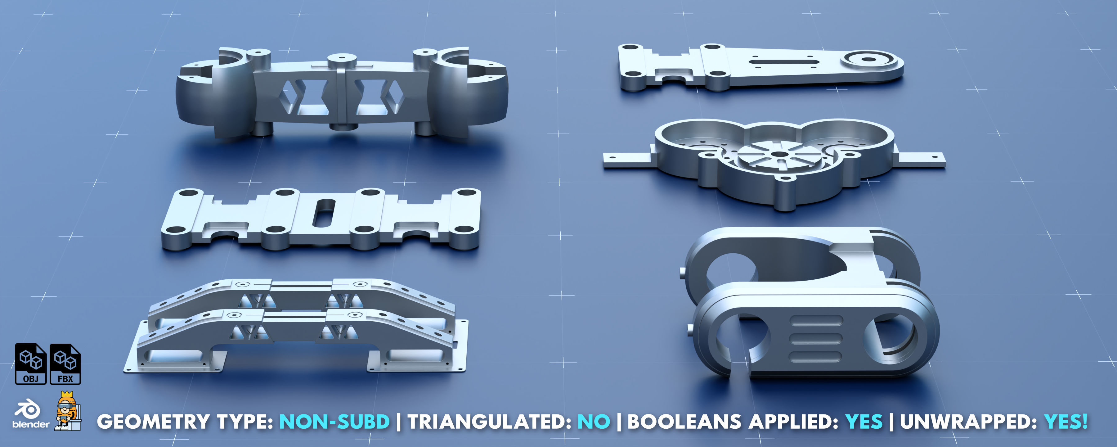 Factory Greeble Kitbash Pack 5 3D model_11