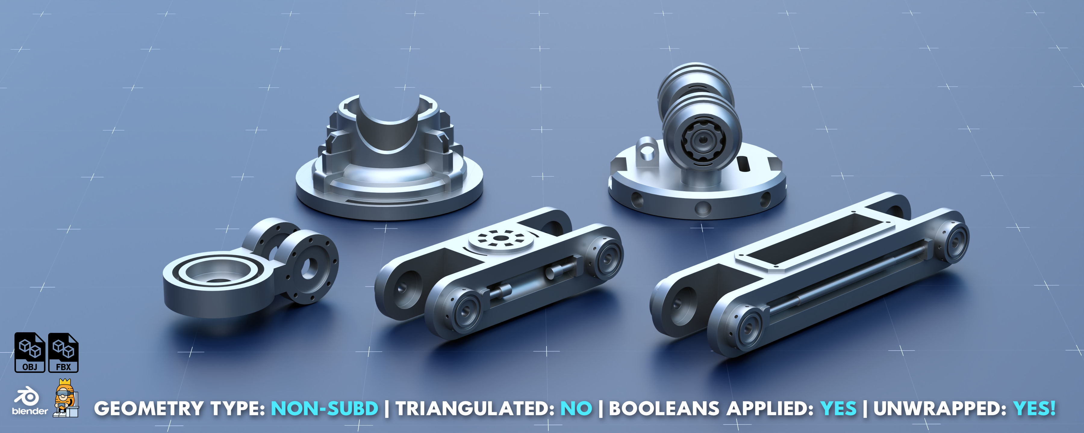 Factory Greeble Kitbash Pack 5 3D model_2