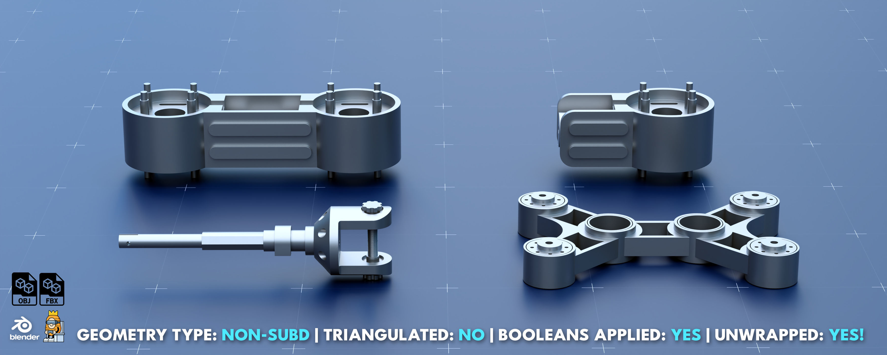 Factory Greeble Kitbash Pack 5 3D model_7