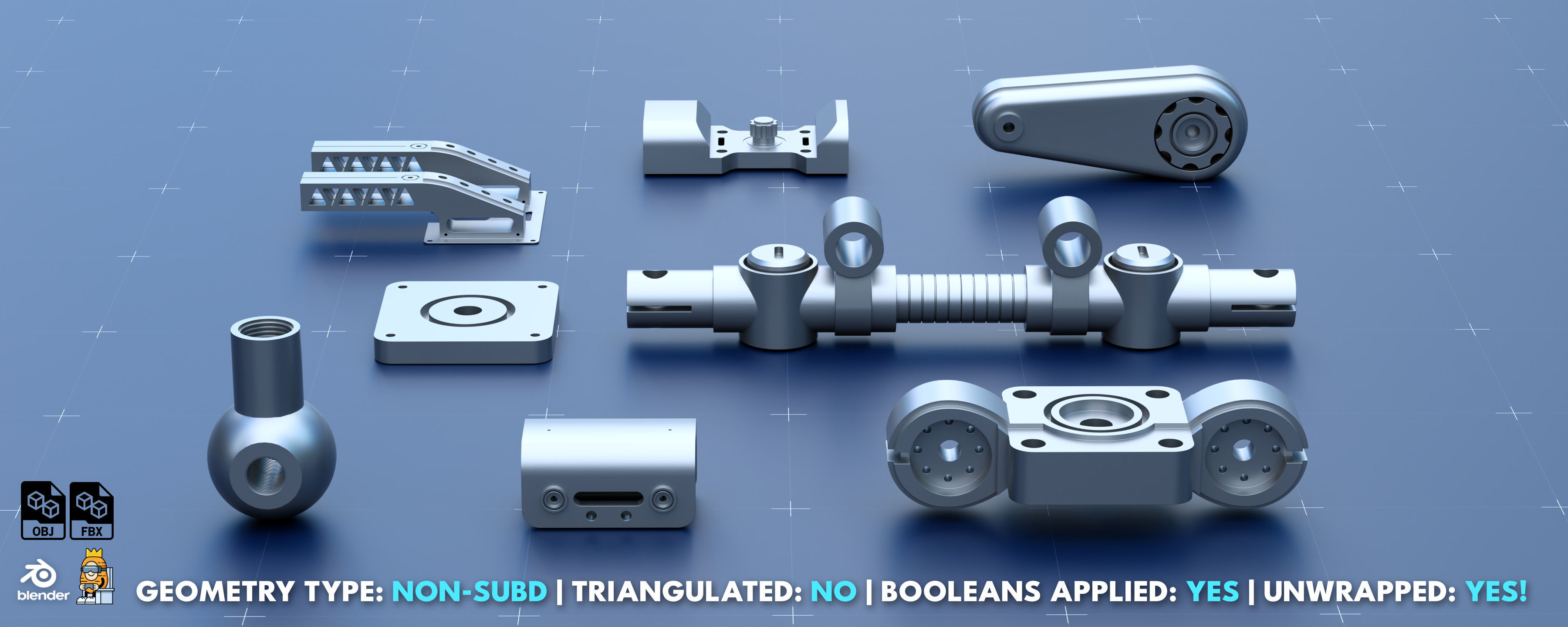 Factory Greeble Kitbash Pack 5 3D model_16