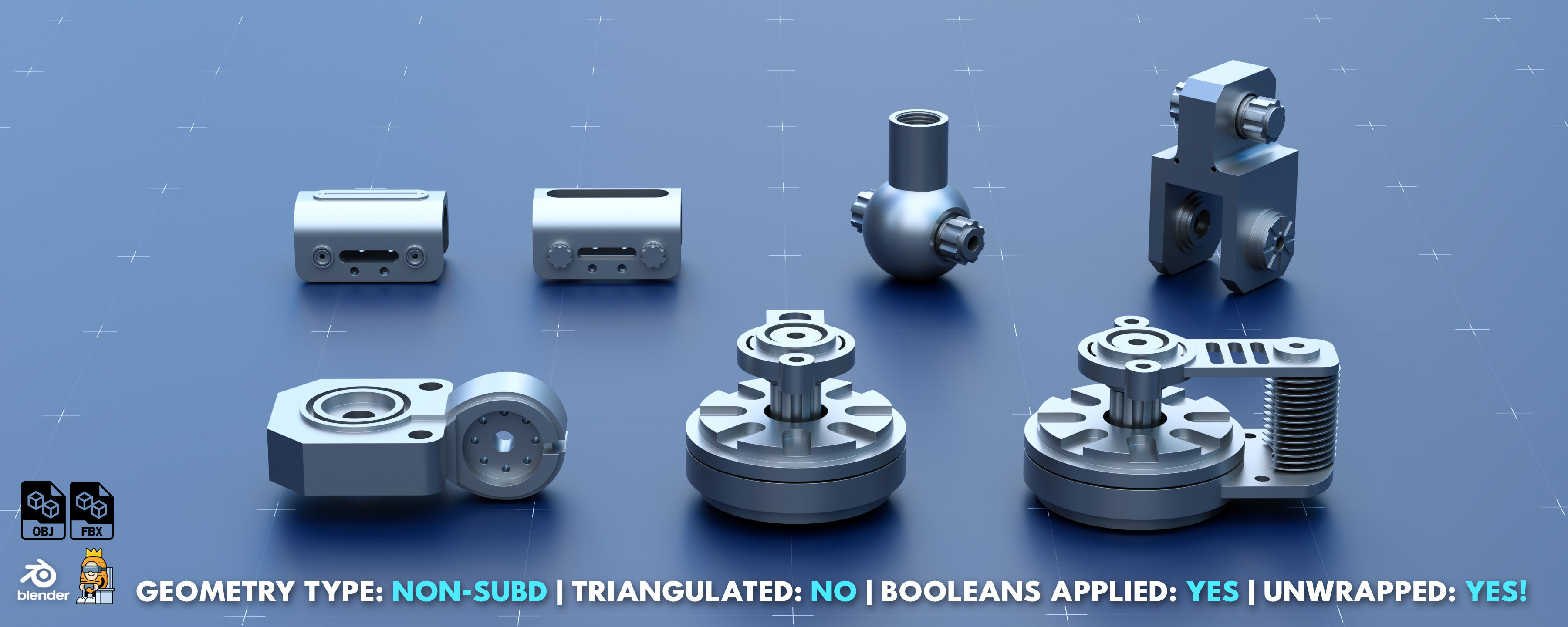 Factory Greeble Kitbash Pack 5 3D model_14