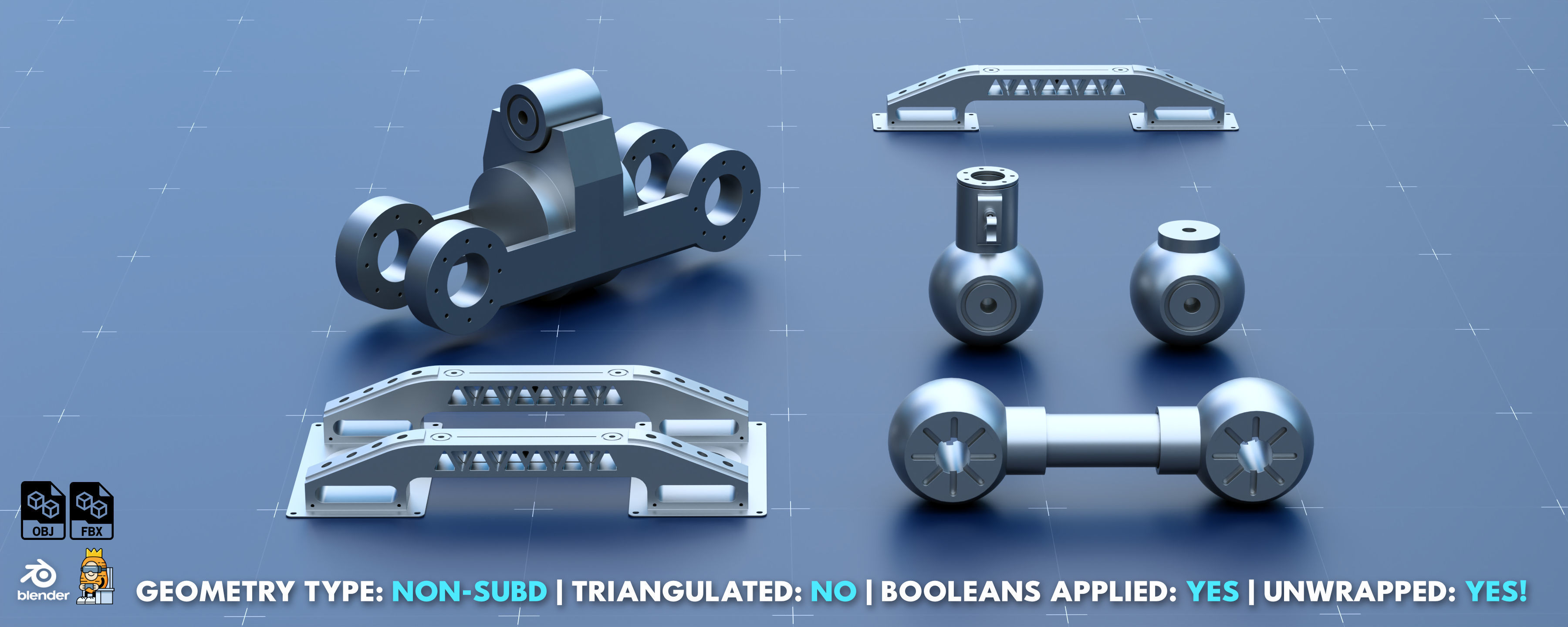 Factory Greeble Kitbash Pack 5 3D model_17