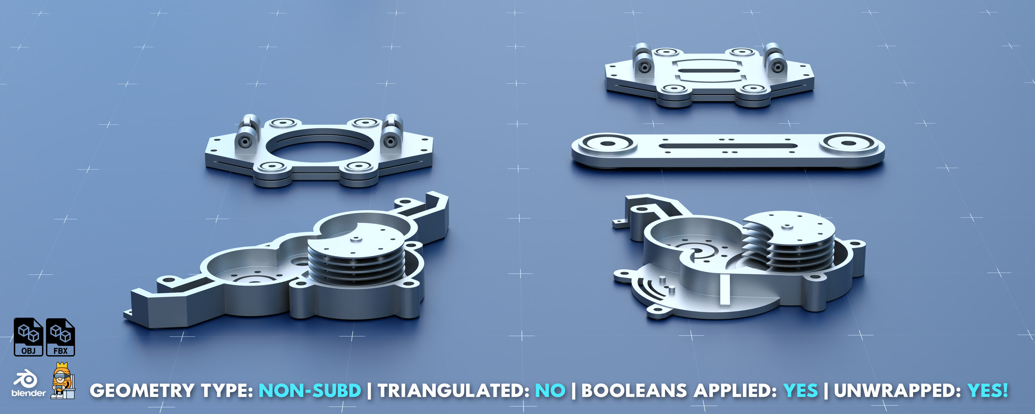 Factory Greeble Kitbash Pack 5 3D model_19