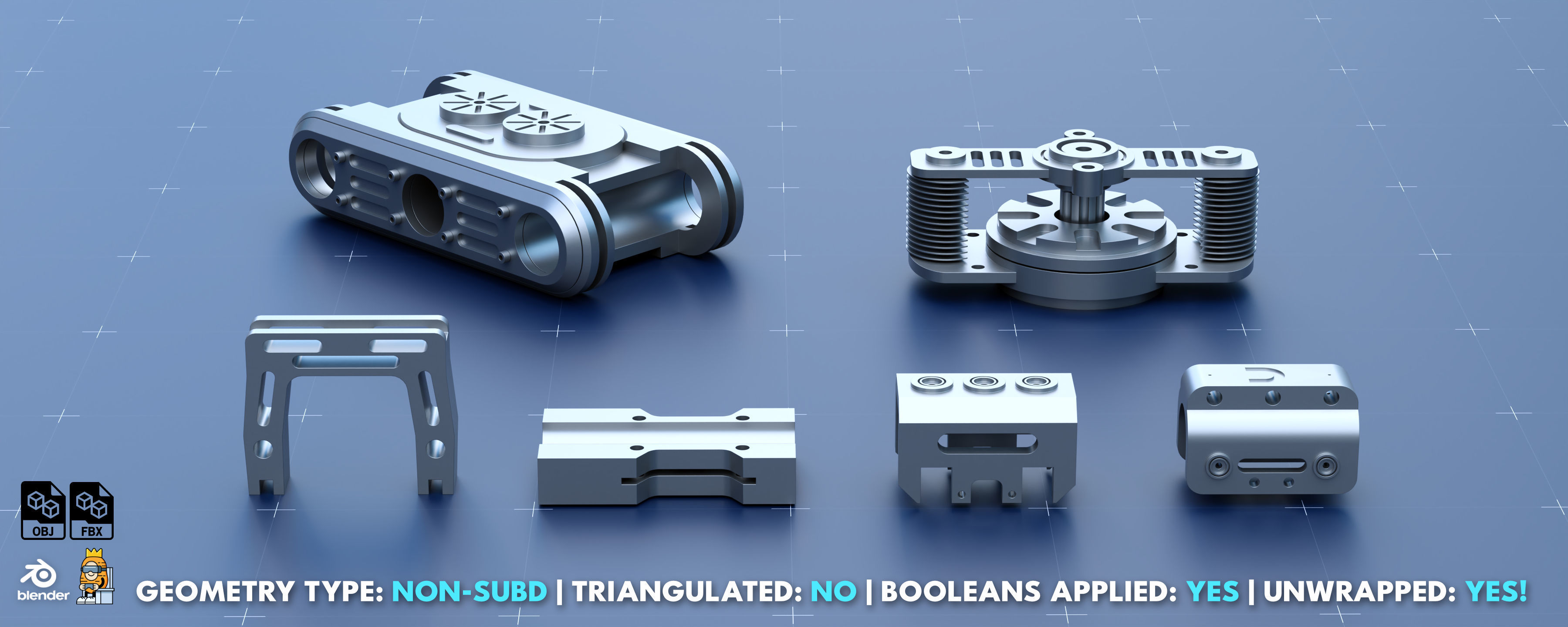 Factory Greeble Kitbash Pack 5 3D model_18