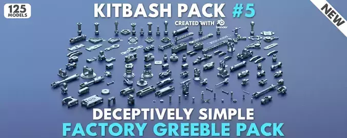 Factory Greeble Kitbash Pack 5