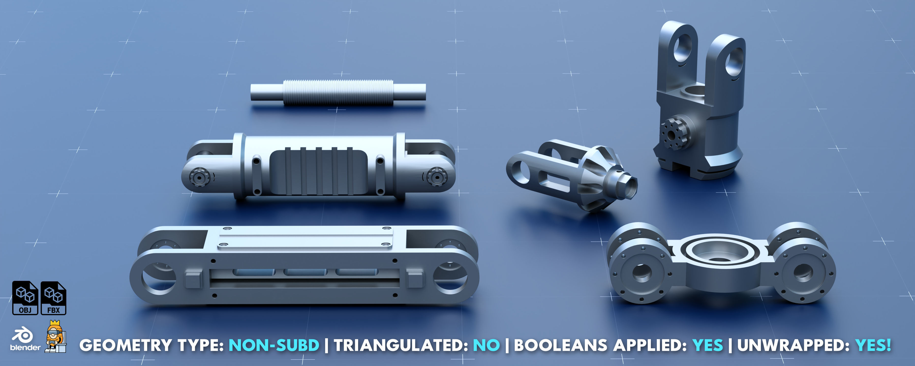 Factory Greeble Kitbash Pack 5 3D model_15