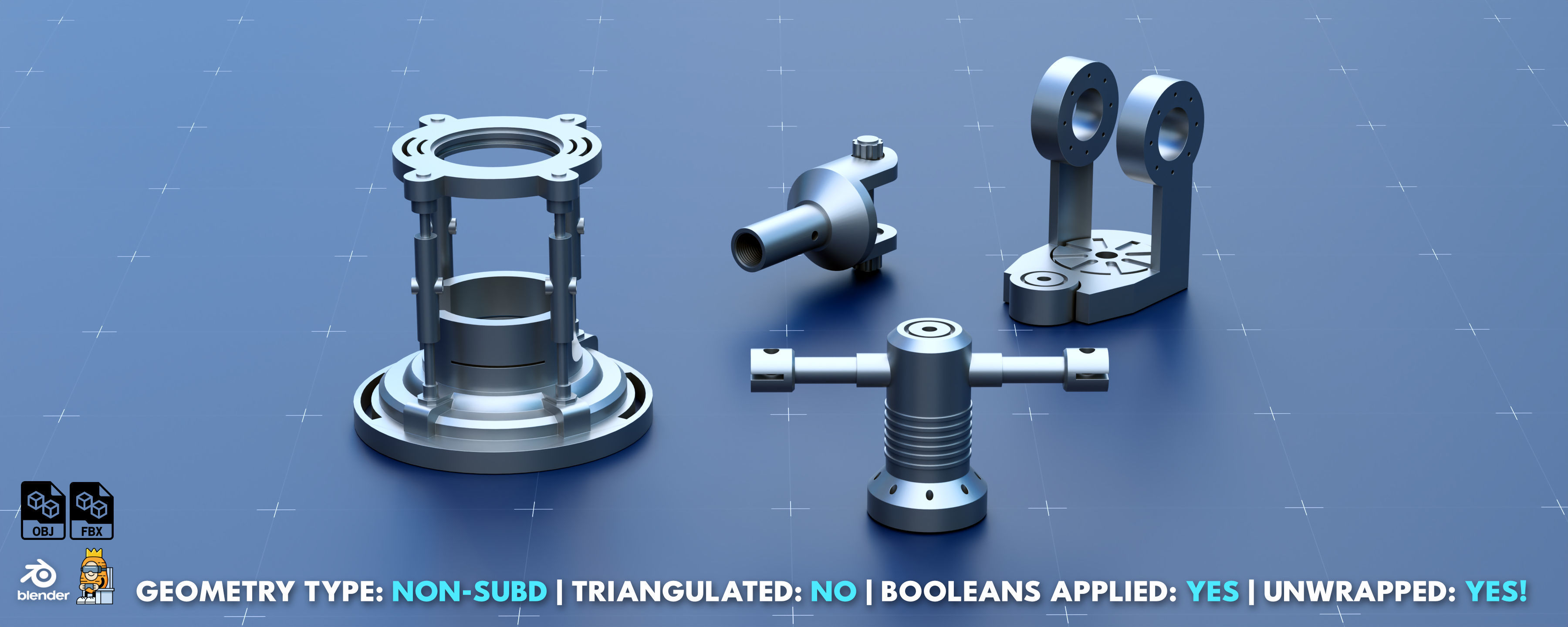 Factory Greeble Kitbash Pack 5 3D model_8