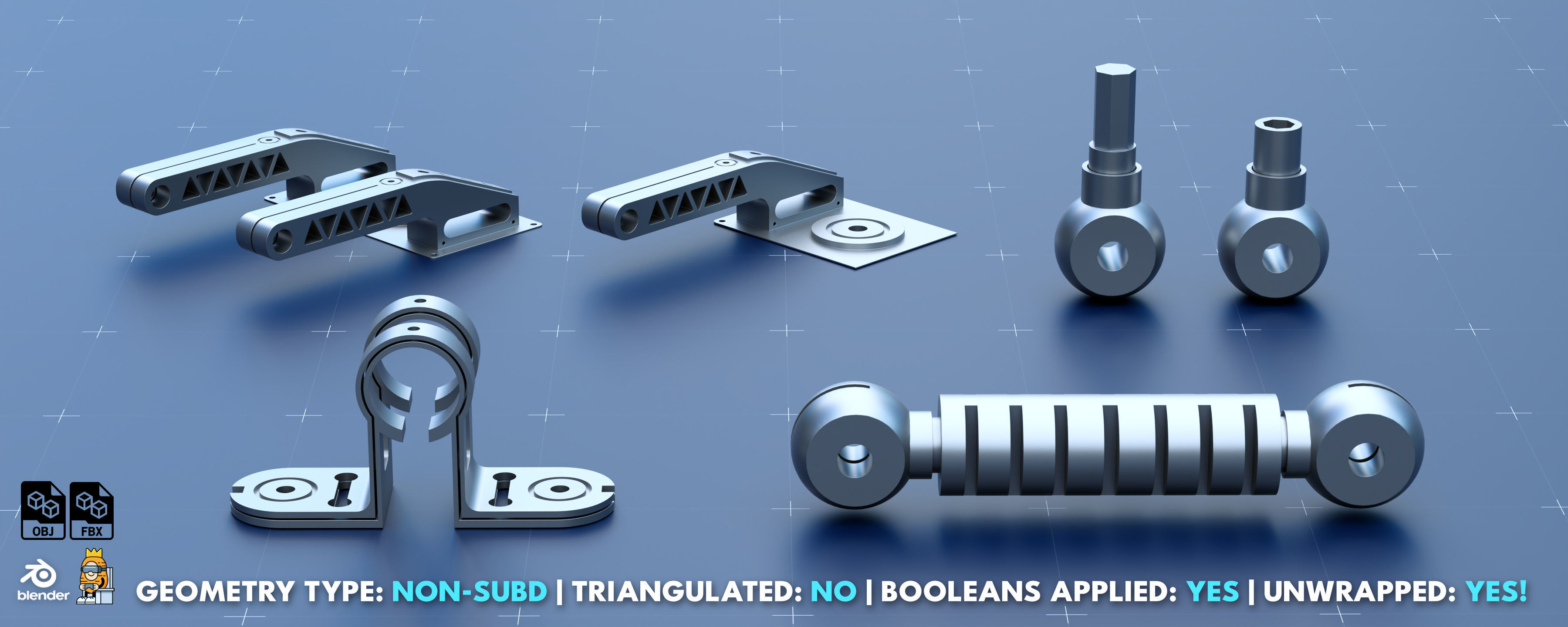 Factory Greeble Kitbash Pack 5 3D model_20