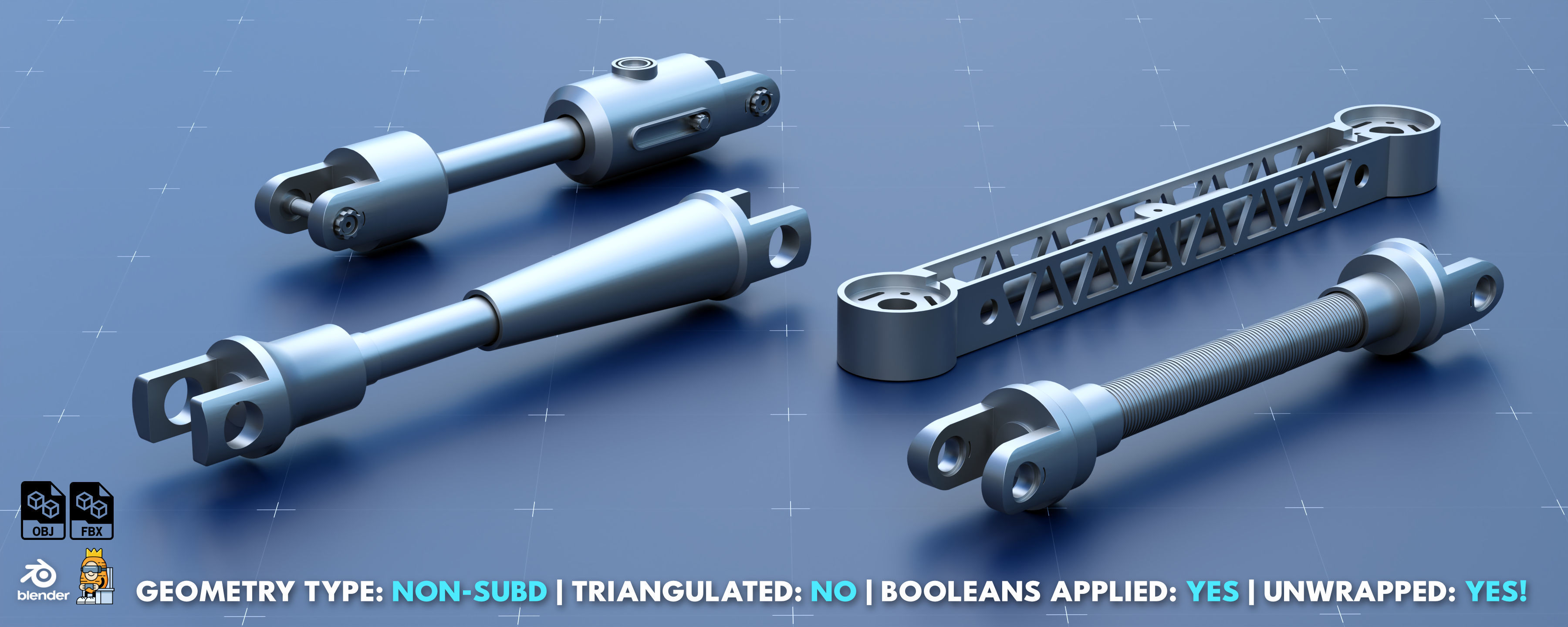 Factory Greeble Kitbash Pack 5 3D model_5