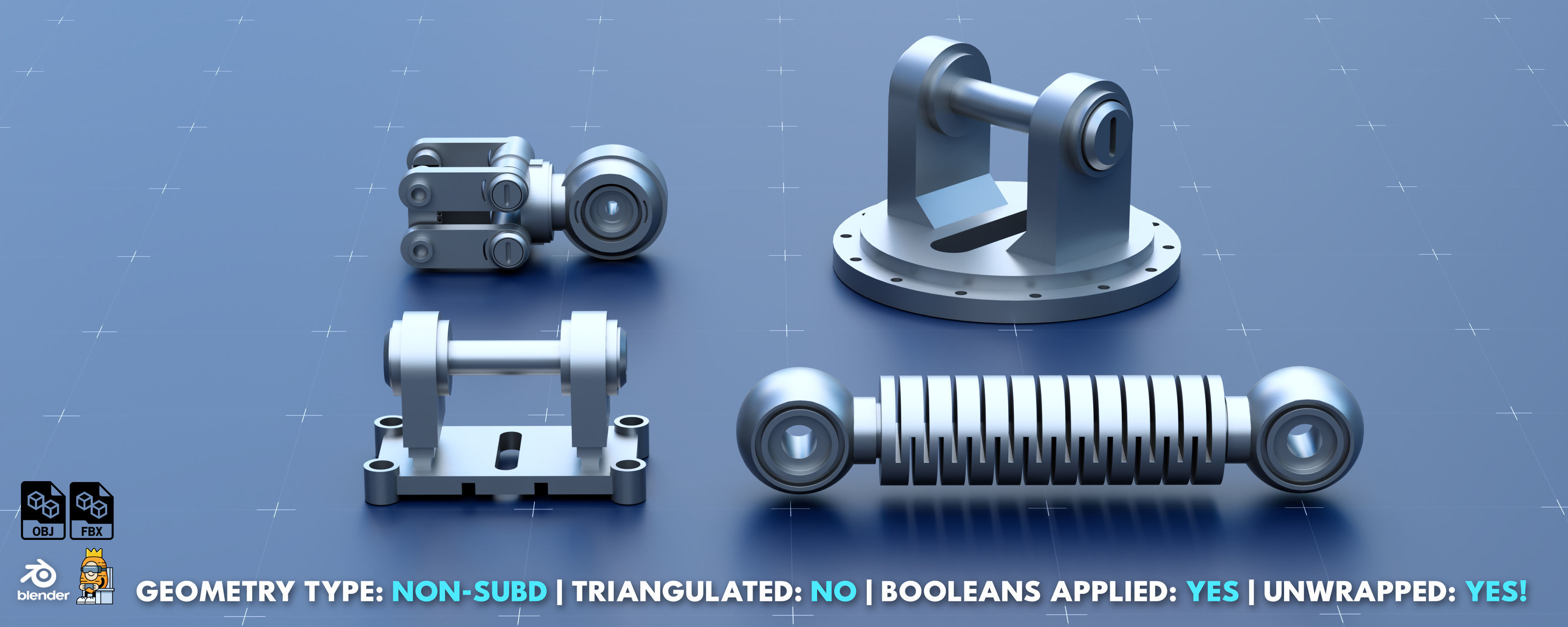 Factory Greeble Kitbash Pack 5 3D model_13