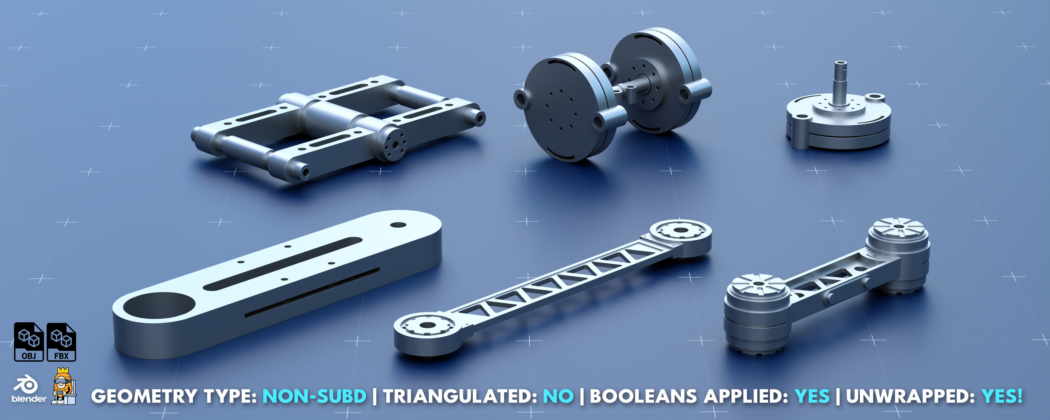 Factory Greeble Kitbash Pack 6 3D model_9