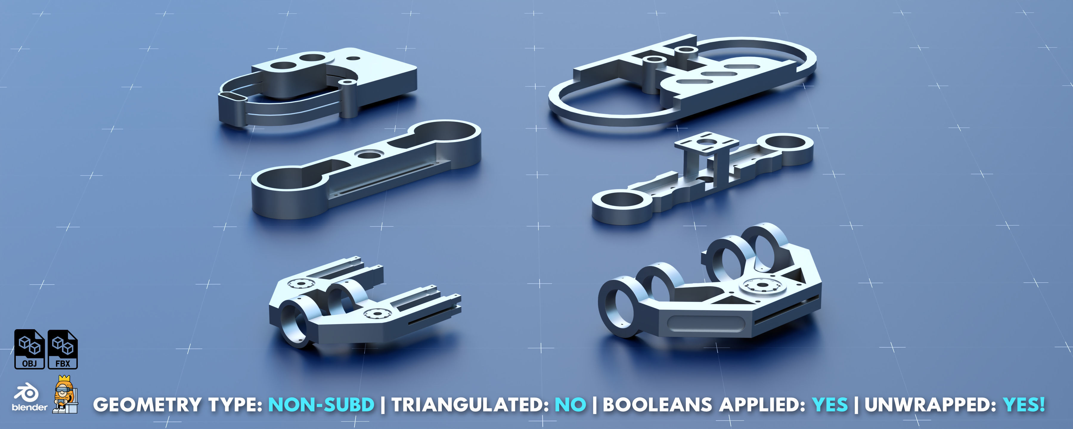 Factory Greeble Kitbash Pack 6 3D model_14