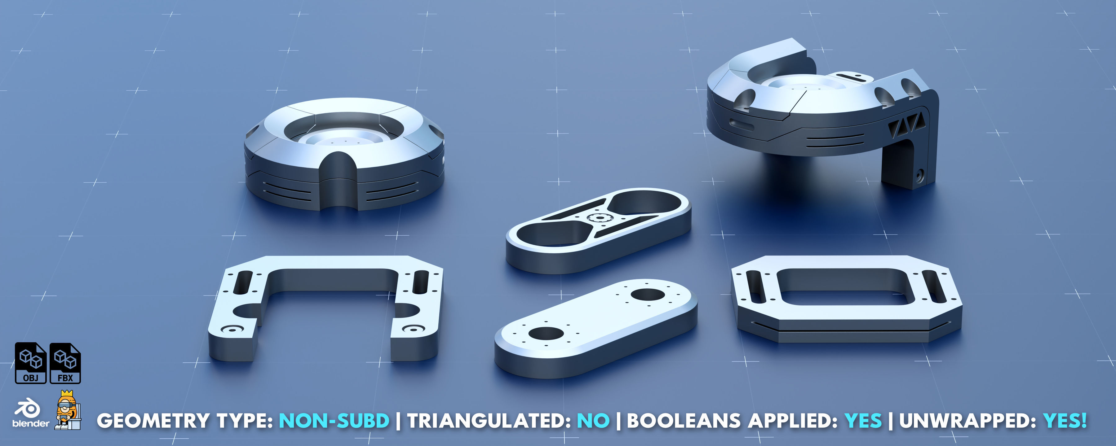 Factory Greeble Kitbash Pack 6 3D model_3