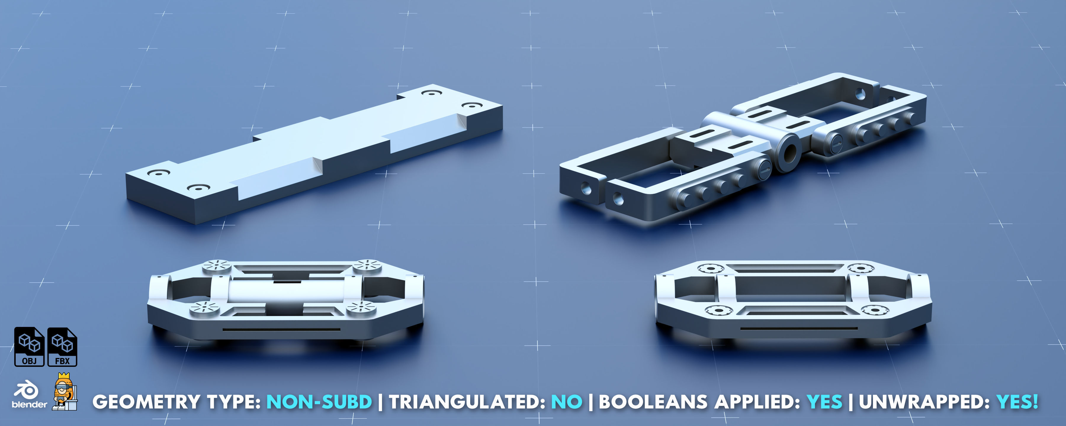 Factory Greeble Kitbash Pack 6 3D model_1