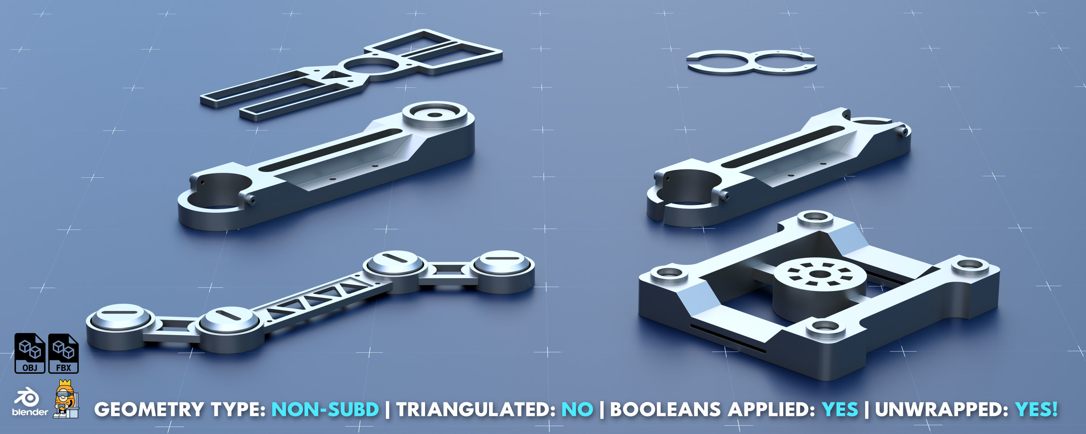 Factory Greeble Kitbash Pack 6 3D model_8