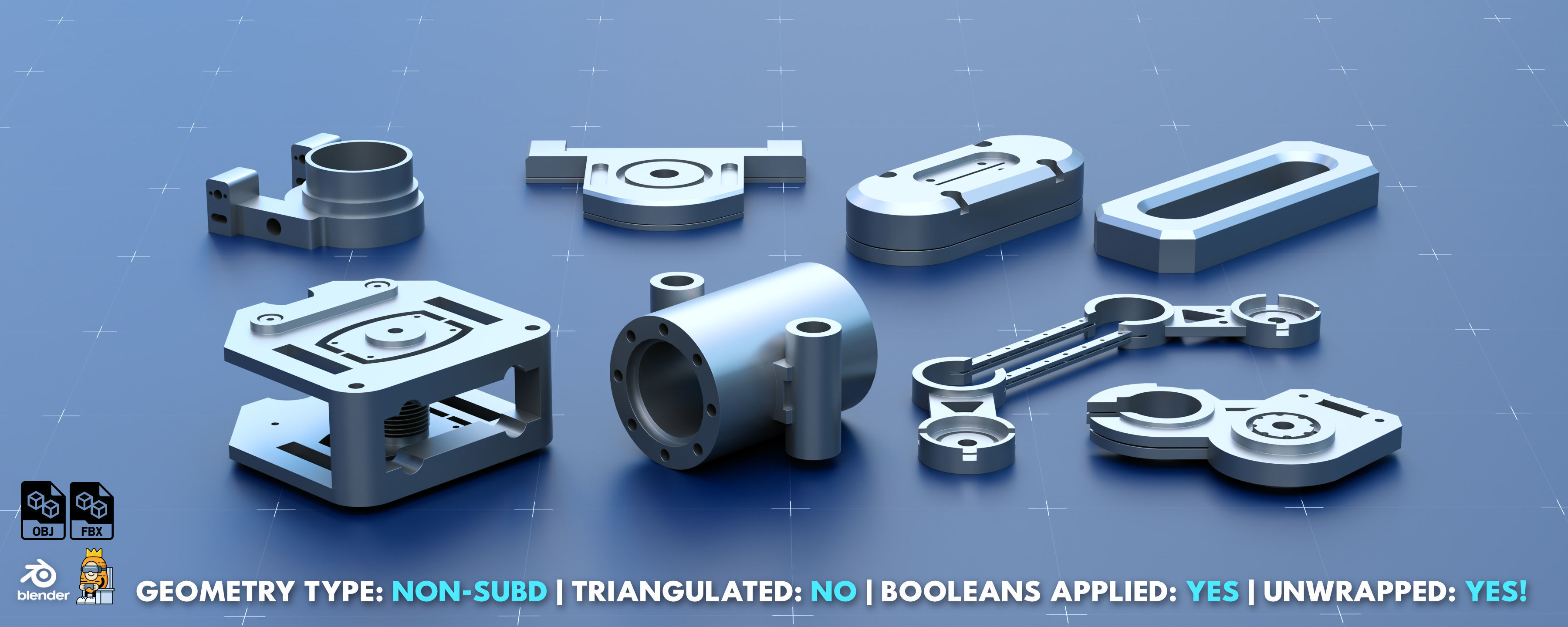 Factory Greeble Kitbash Pack 6 3D model_5