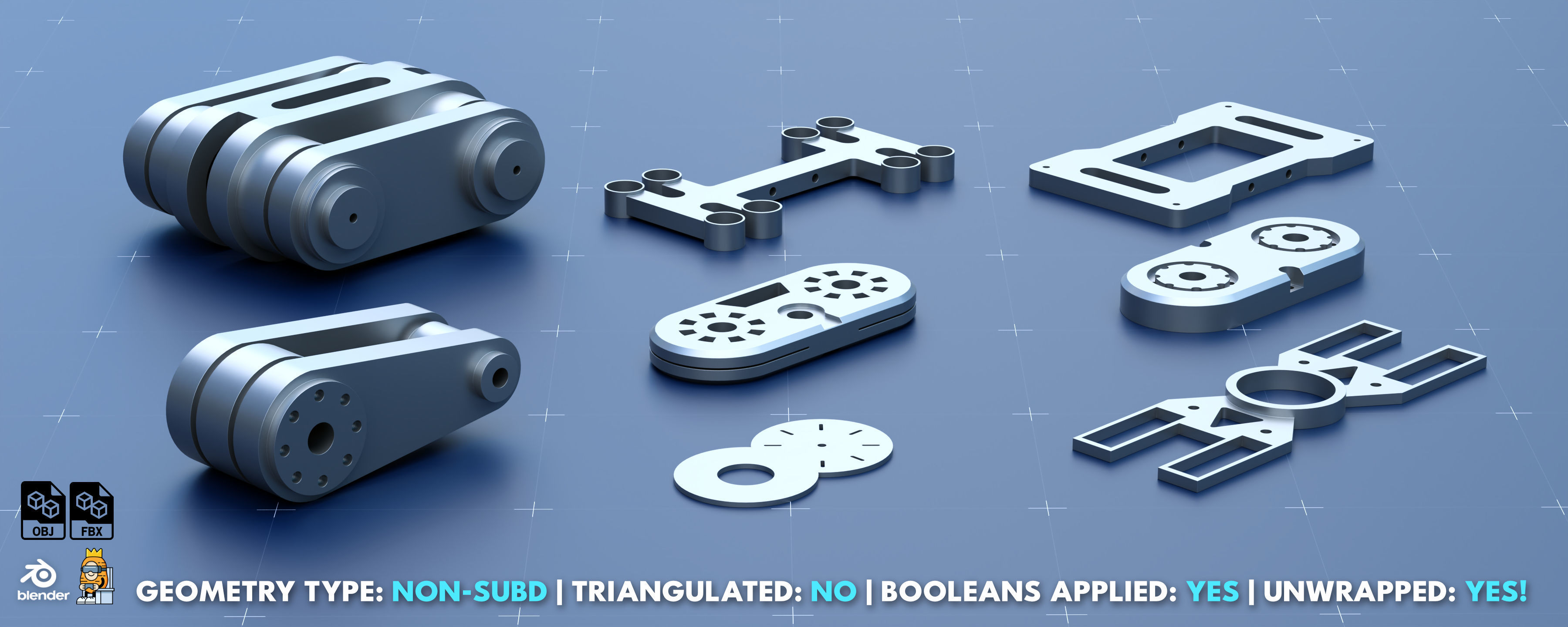 Factory Greeble Kitbash Pack 6 3D model_13