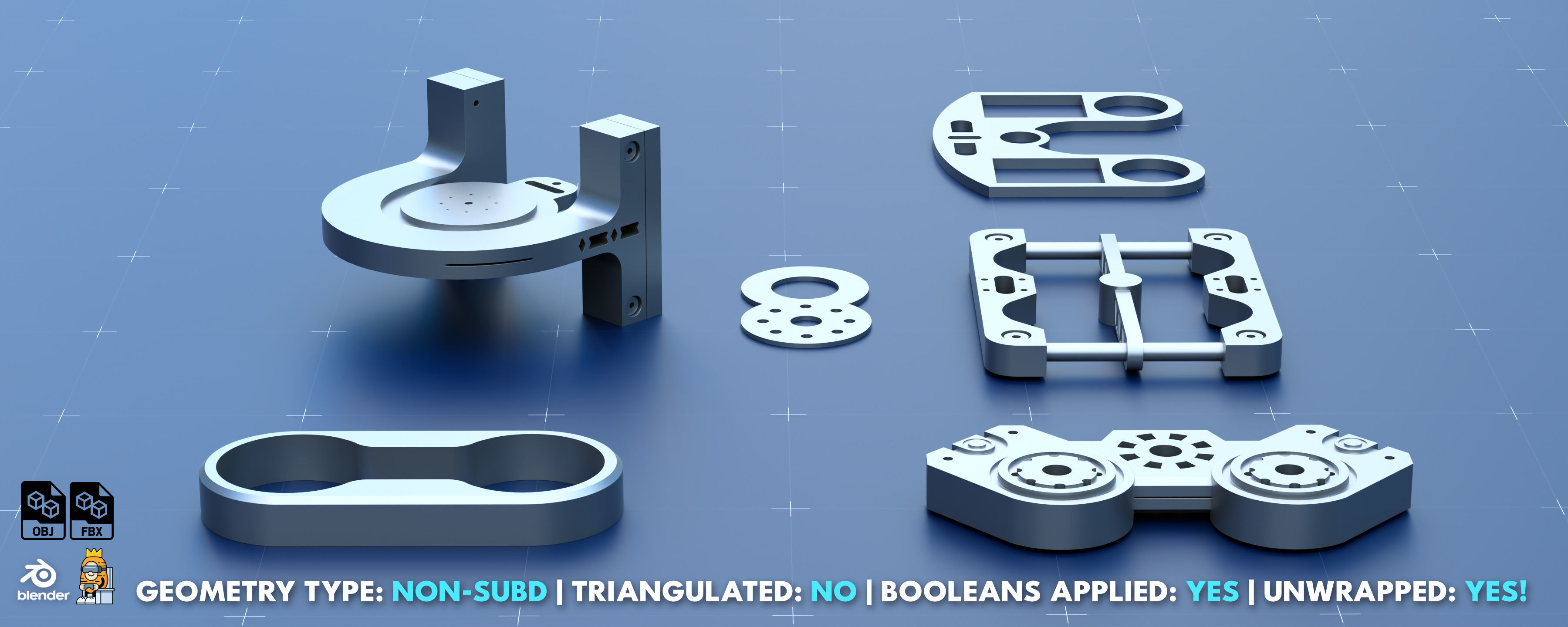 Factory Greeble Kitbash Pack 6 3D model_17