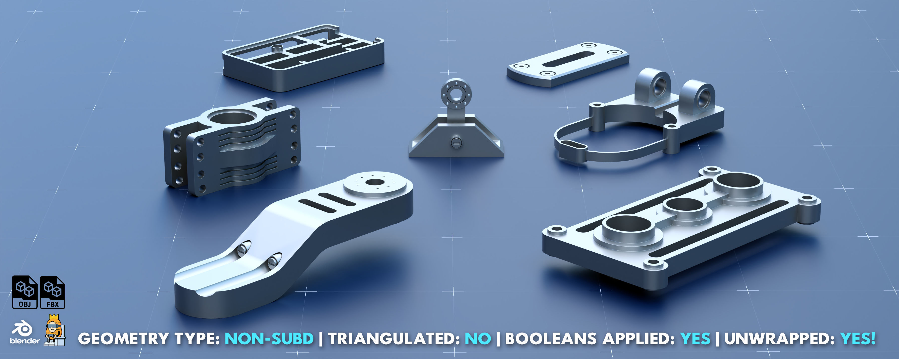 Factory Greeble Kitbash Pack 6 3D model_10