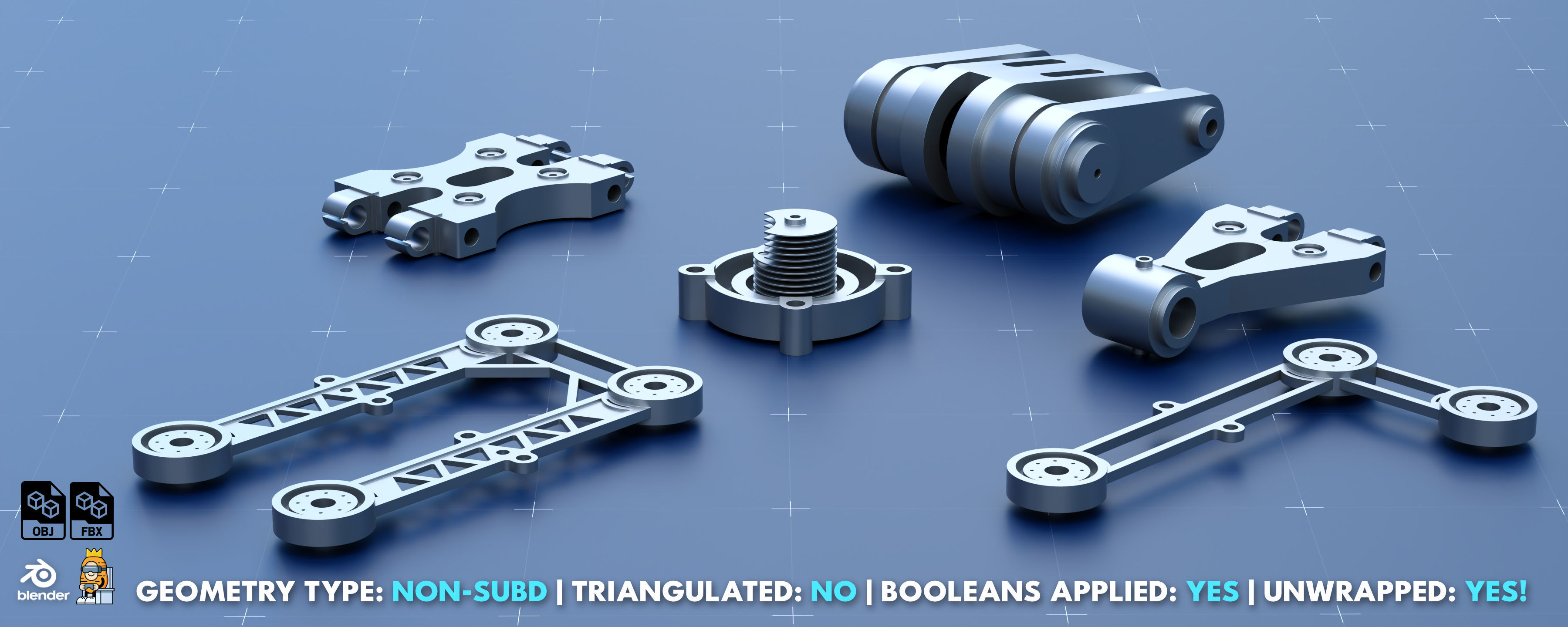 Factory Greeble Kitbash Pack 6 3D model_15