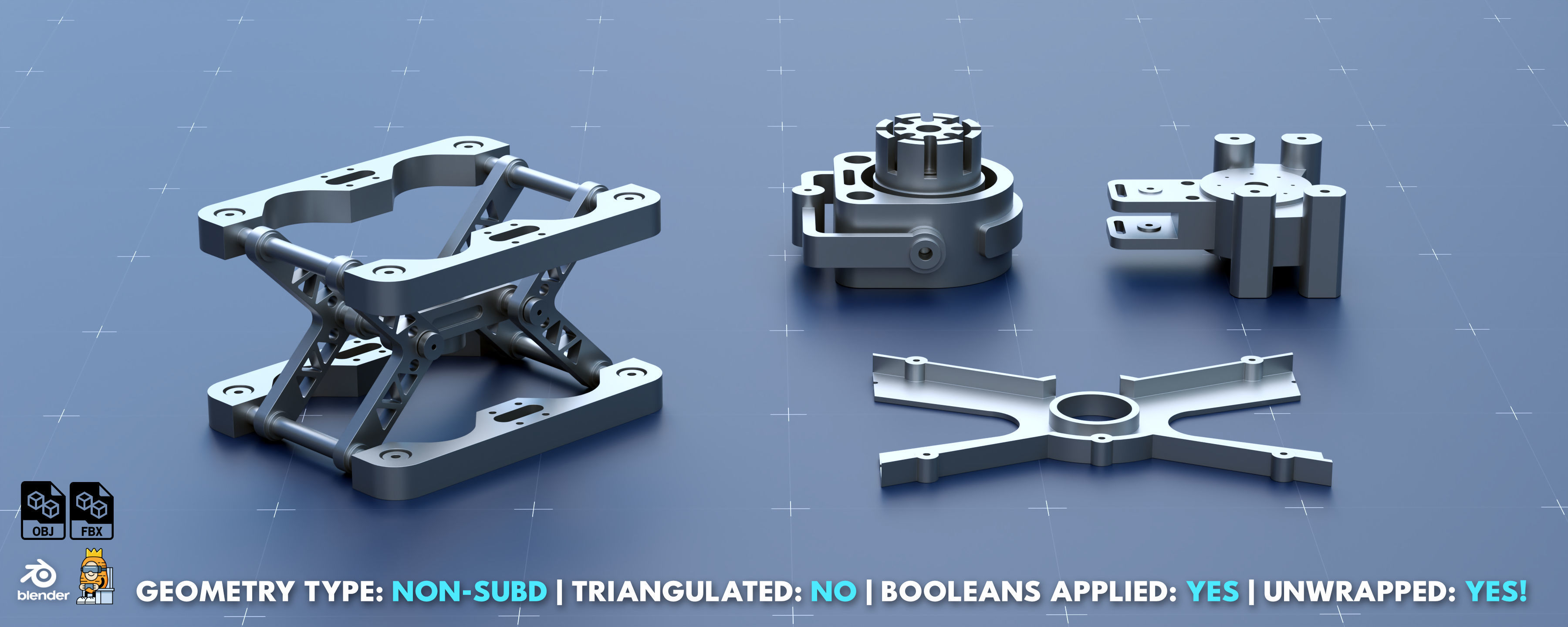 Factory Greeble Kitbash Pack 6 3D model_2