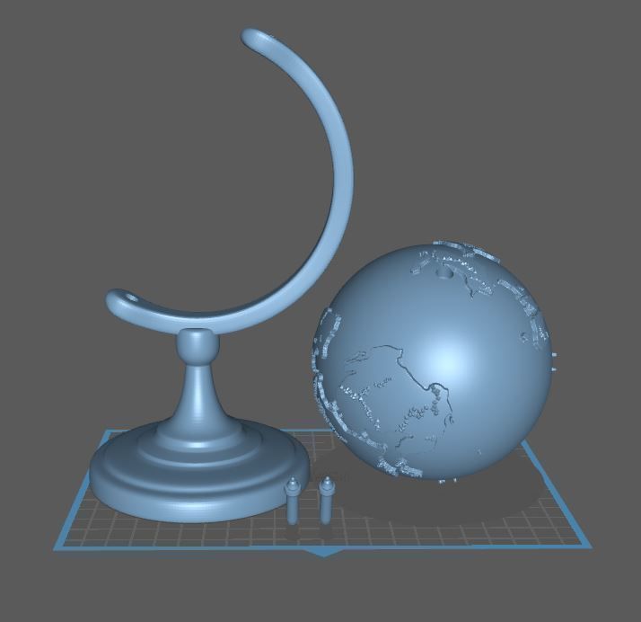 Jormungandr Globe World Serpent Decoration 3D Print Model 3D print model_7