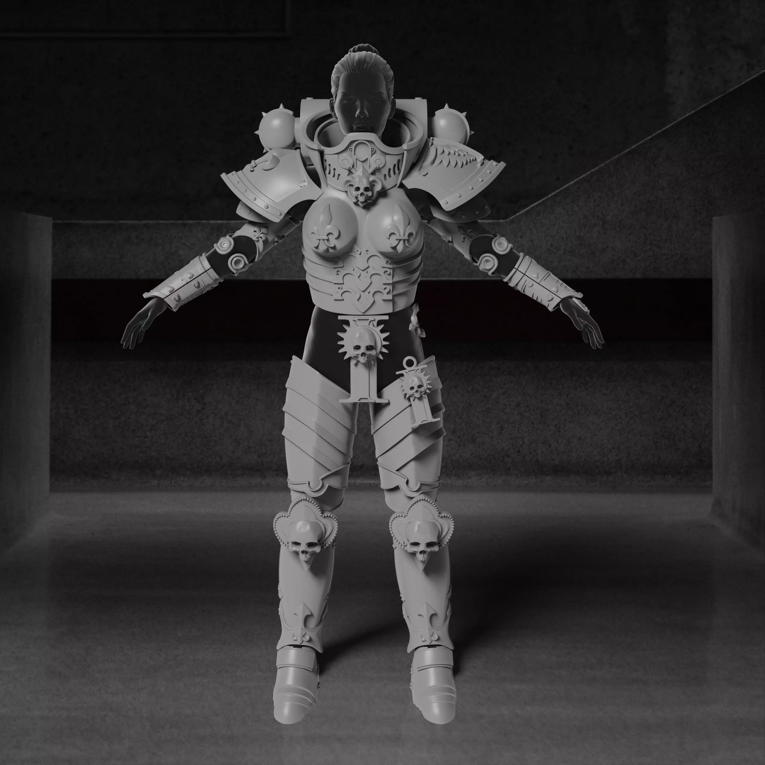 Sister of Battle Armor 3D print model_0