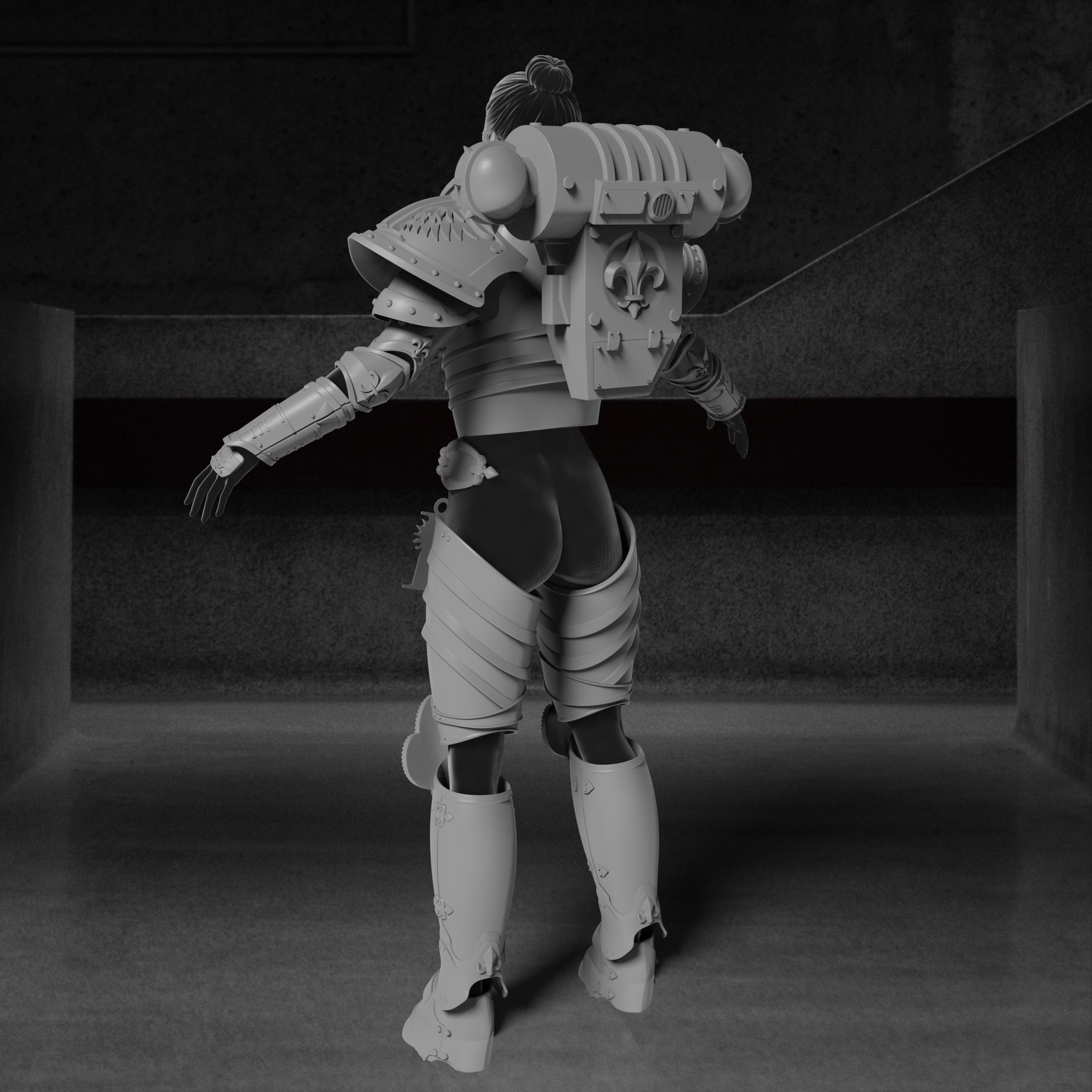 Sister of Battle Armor 3D print model_4