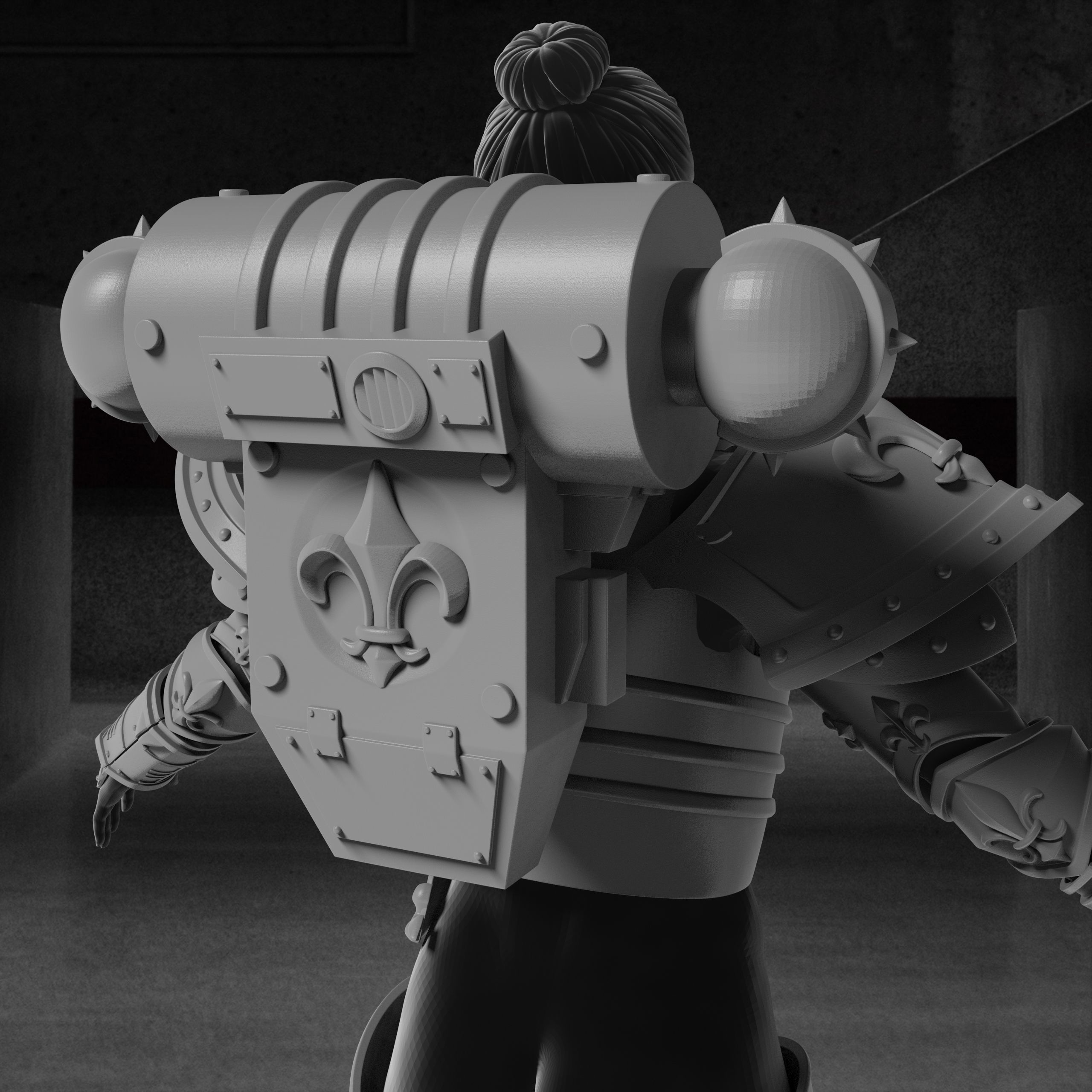 Sister of Battle Armor 3D print model_9