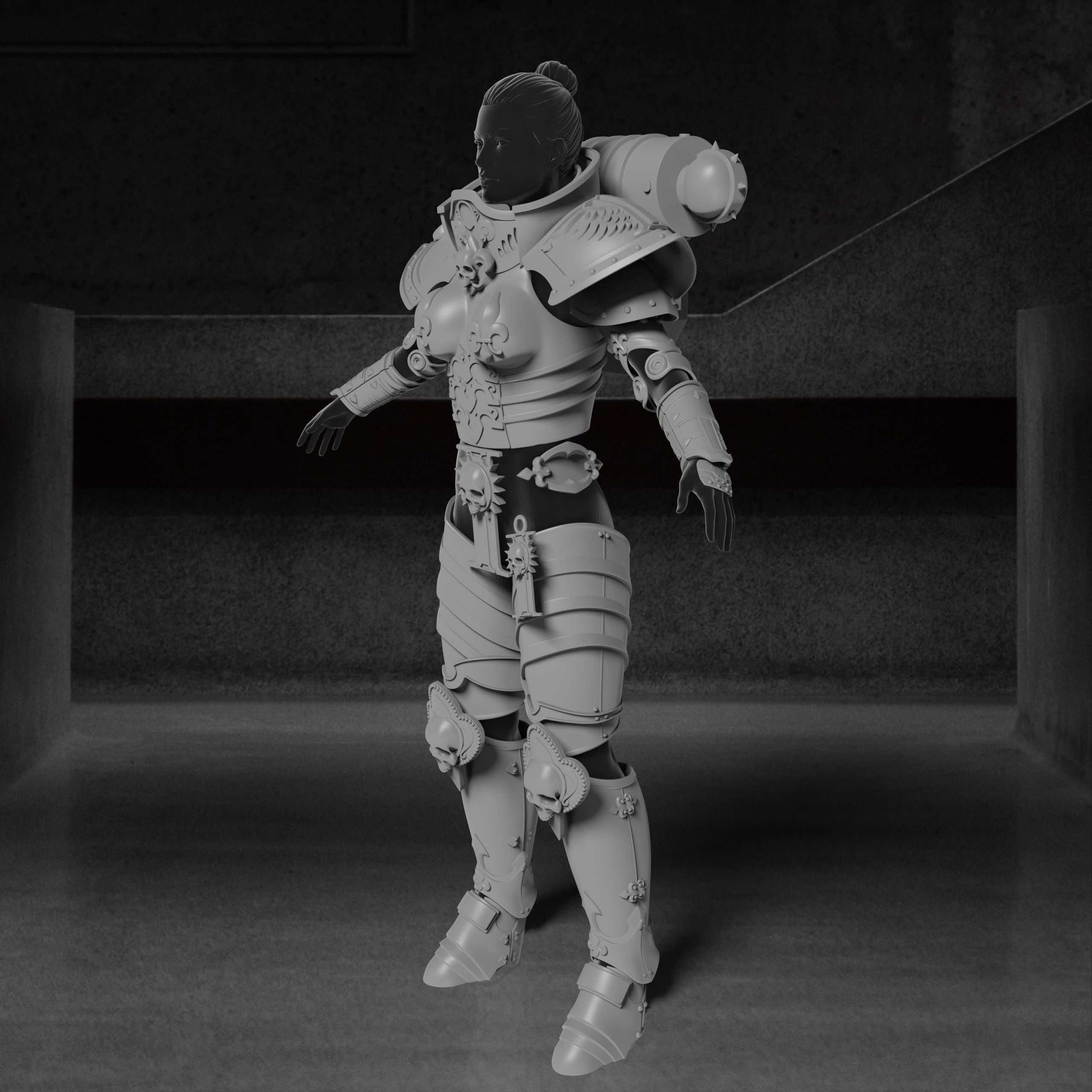 Sister of Battle Armor 3D print model_2