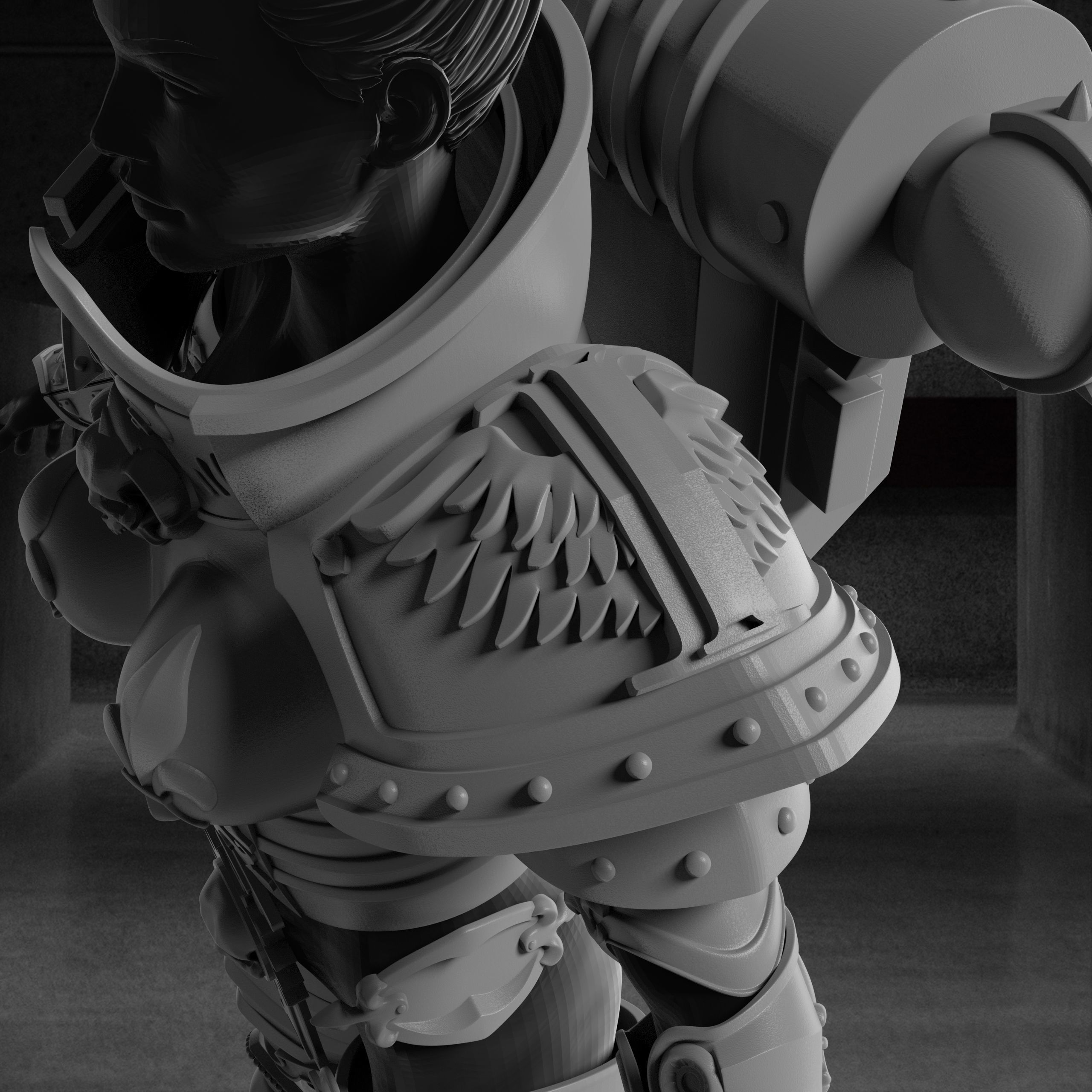 Sister of Battle Armor 3D print model_1