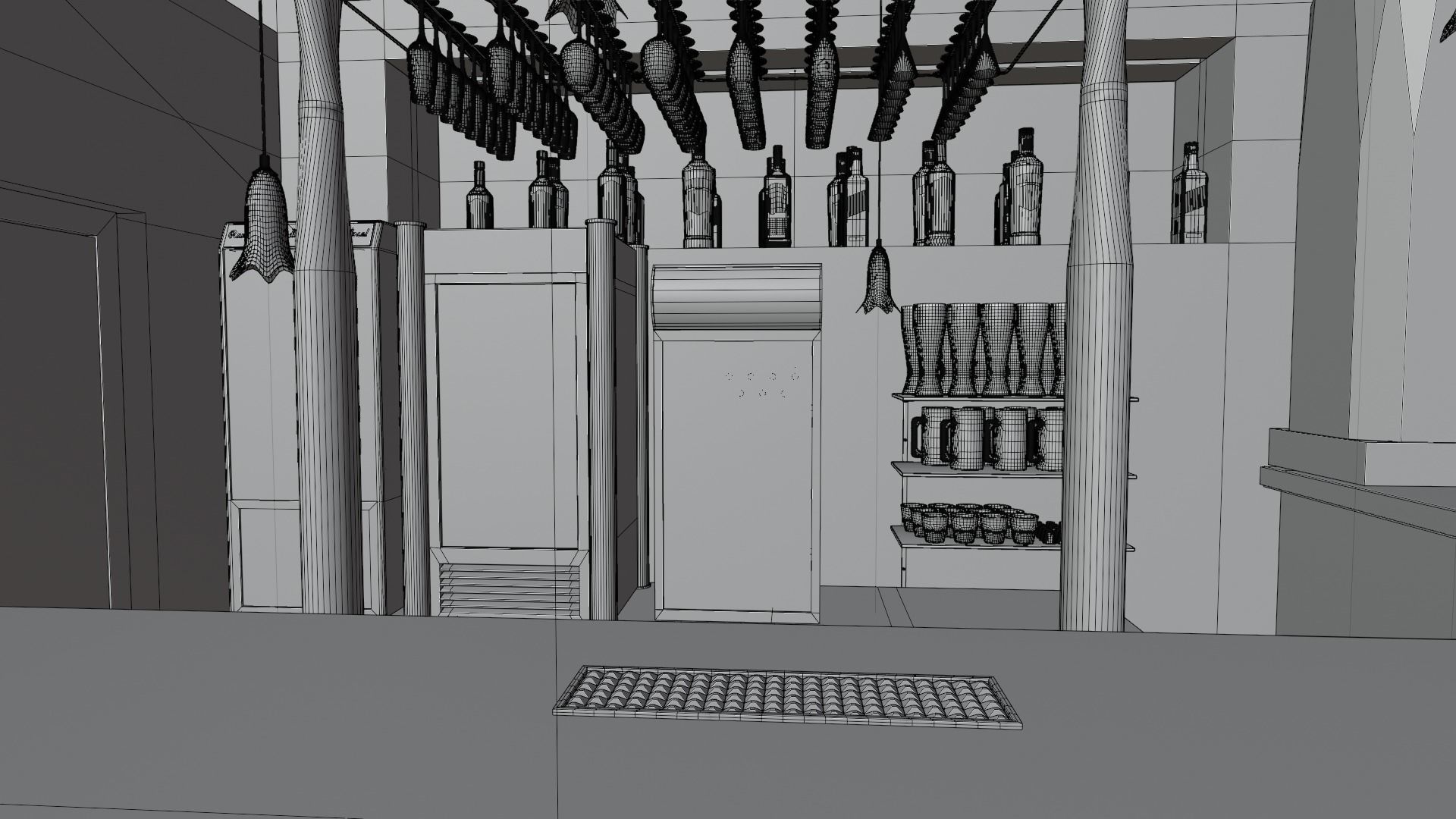The bar 3D model_11