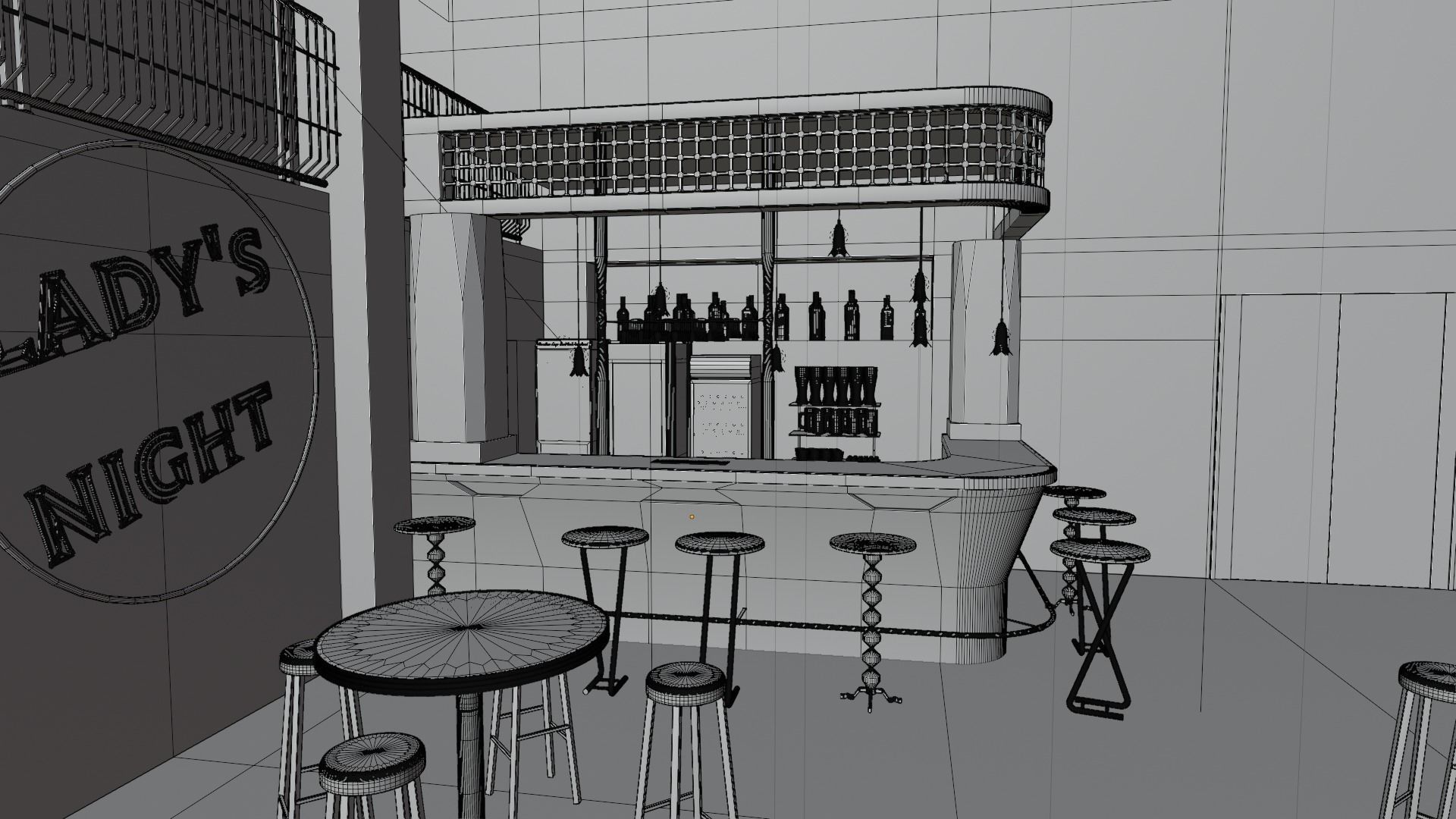 The bar 3D model_7