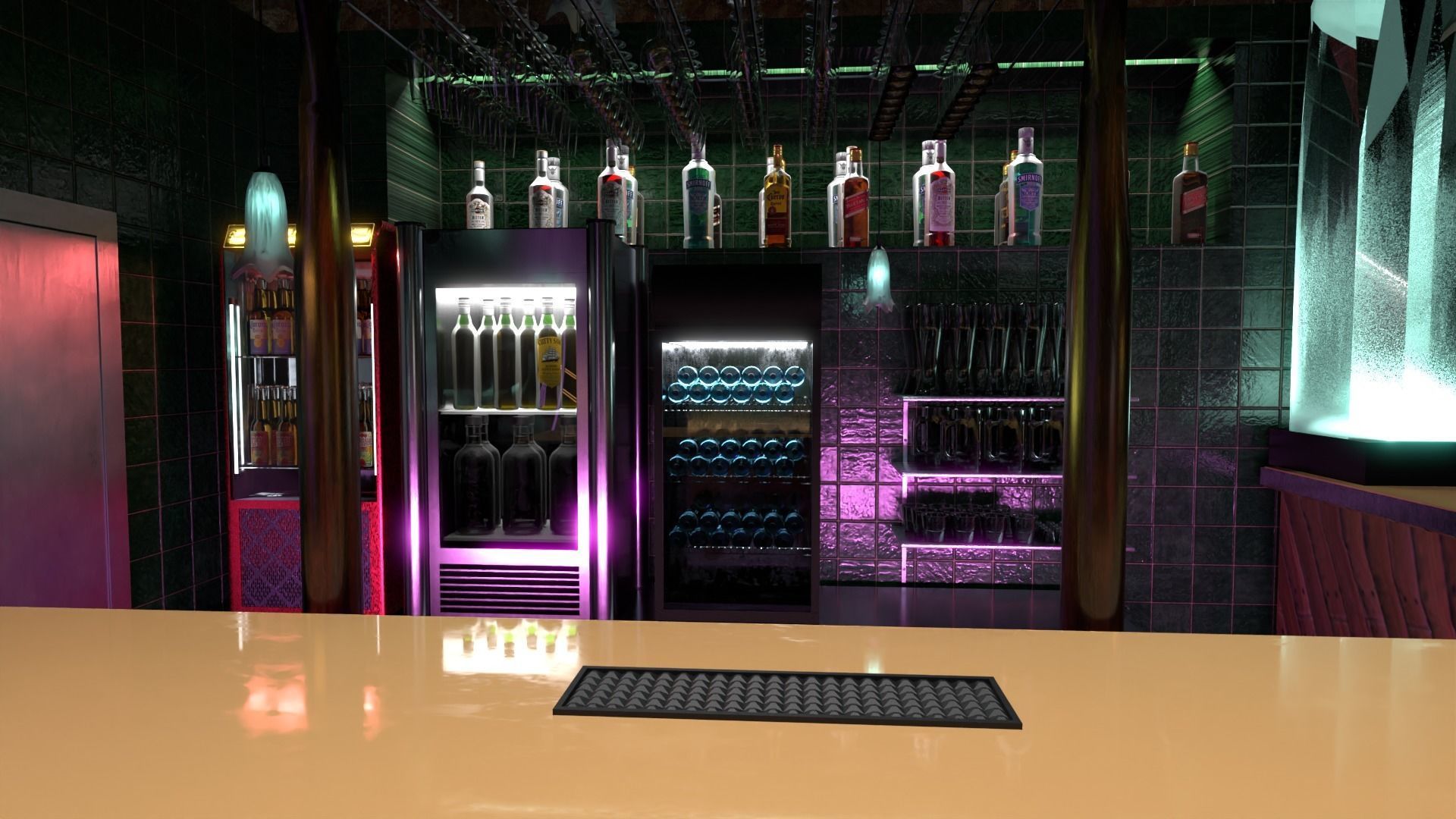 The bar 3D model_5