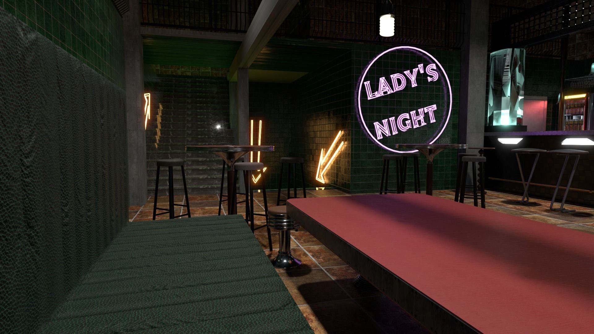 The bar 3D model_6