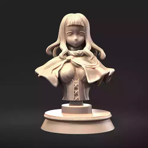 mimosa bust for 3Dprint
