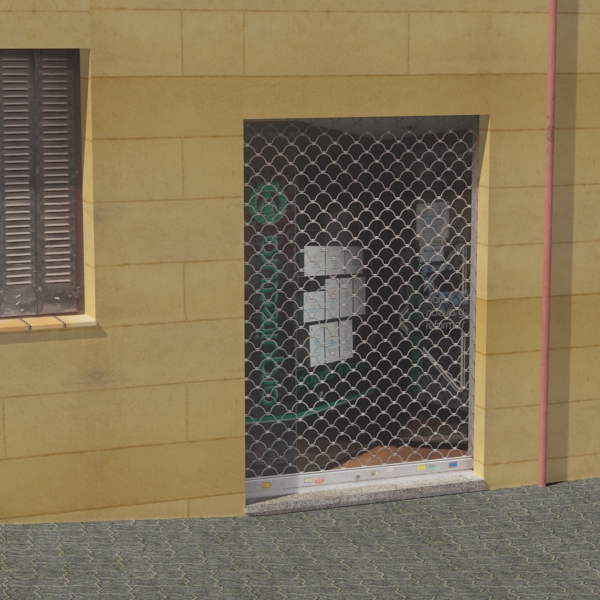 Building Collection 65-68 Low-poly 3D model_26