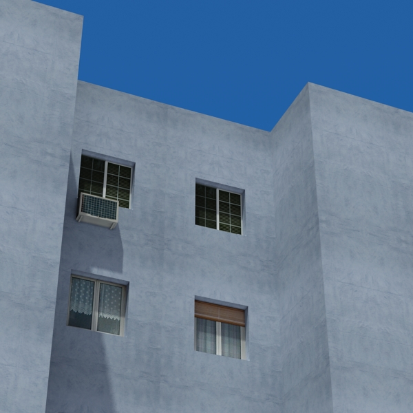 Building Collection 65-68 Low-poly 3D model_65
