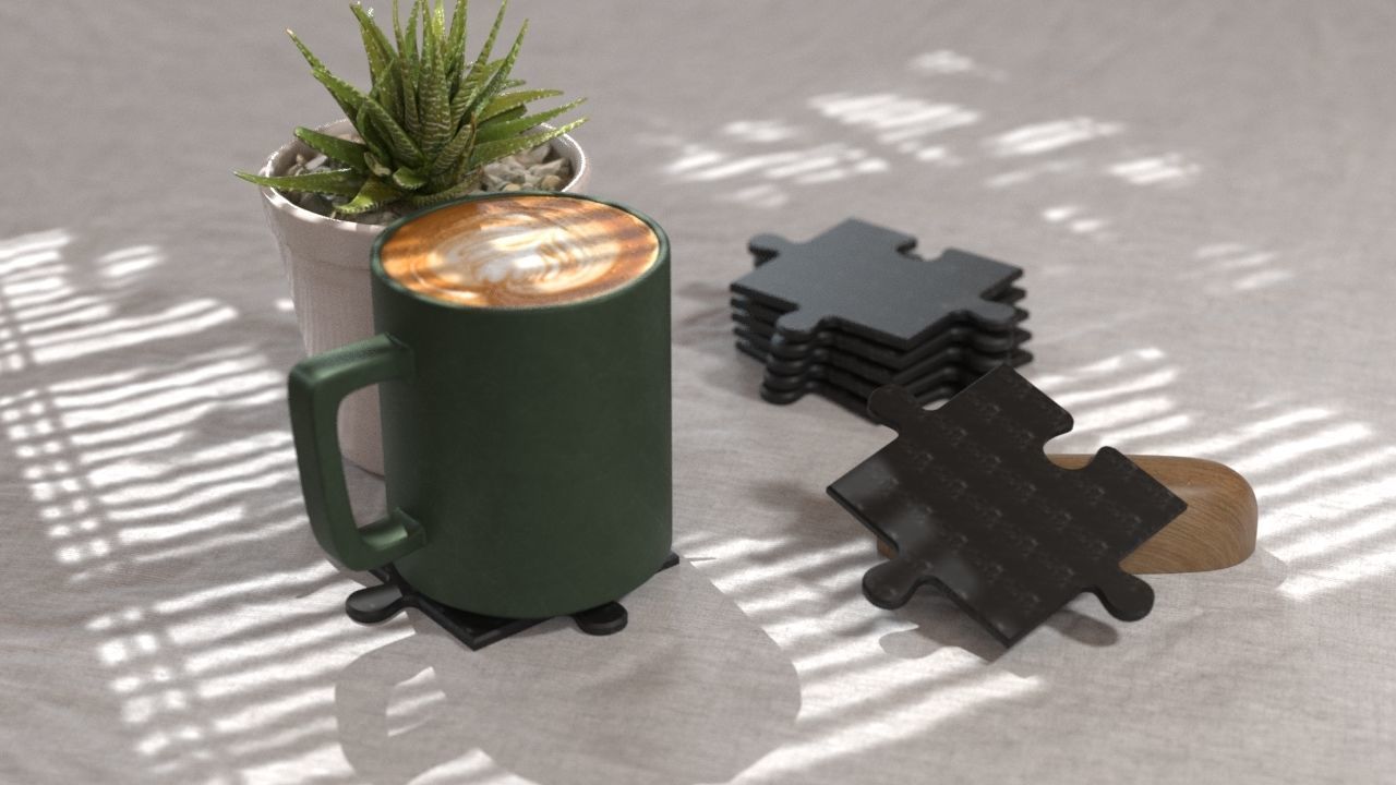 COASTERS  3D print model_39