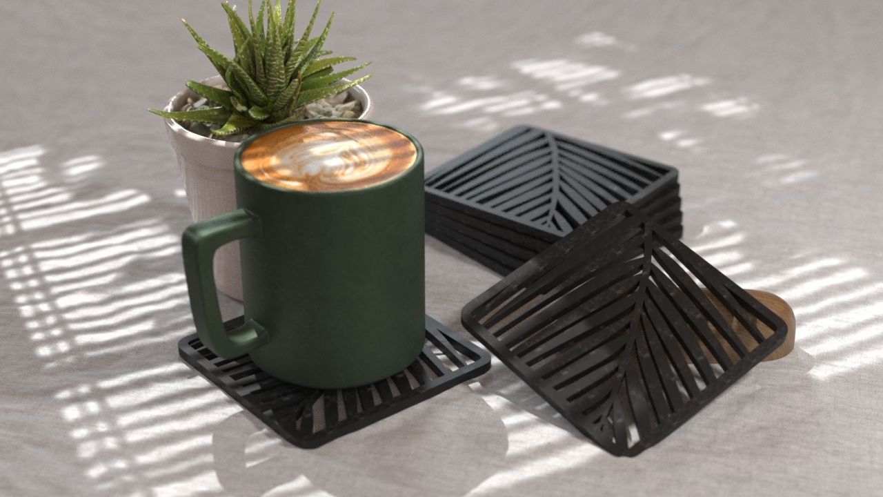 COASTERS  3D print model_31