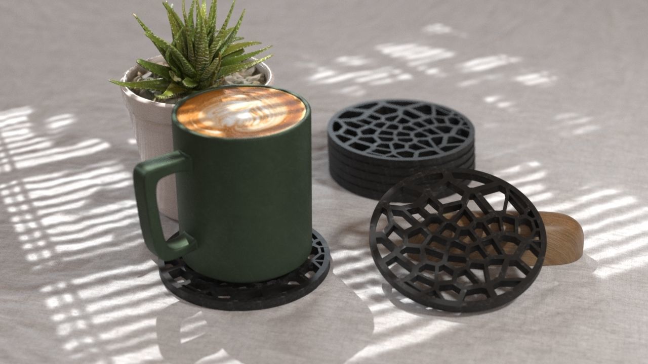 COASTERS  3D print model_55
