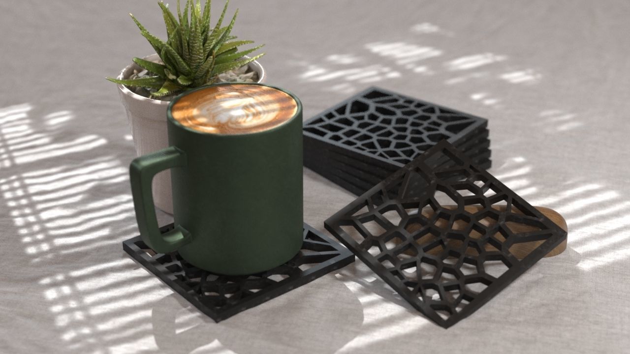 COASTERS  3D print model_54