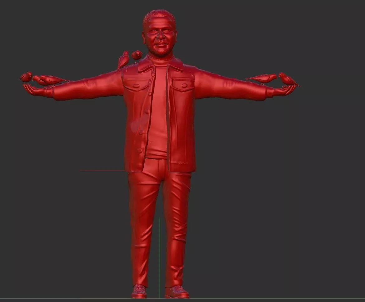 male love bird 3D print model