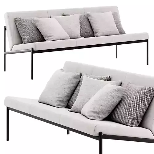 Kiki 3 seater Sofa by Artek